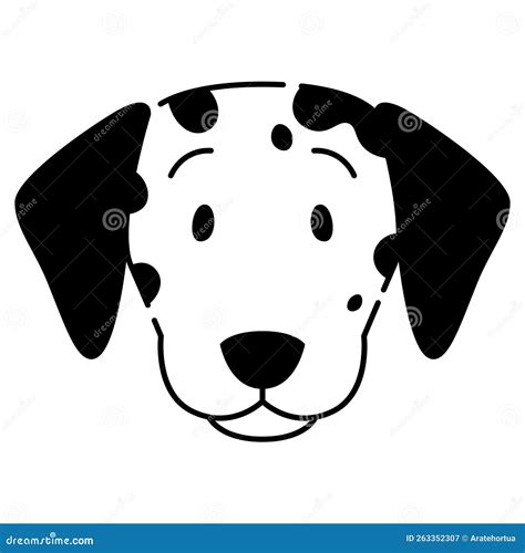 Vector Cute Dog Icon Illustration Stock Vector Illustration Of Flat