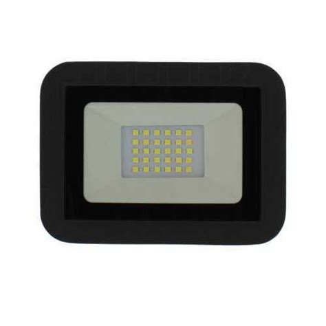 Proiector Led W Lm Ip K Alb Rece Carcasa Aluminiu