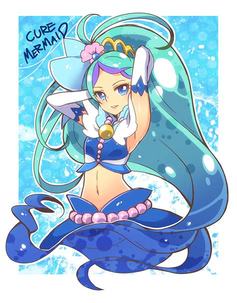 Kaidou Minami And Cure Mermaid Precure And 1 More Drawn By Katsuma