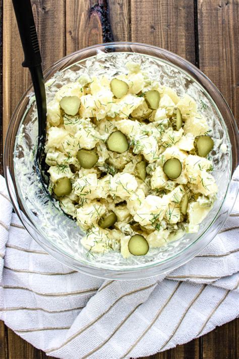 Dill Pickle Potato Salad Sweet Beginnings Blog