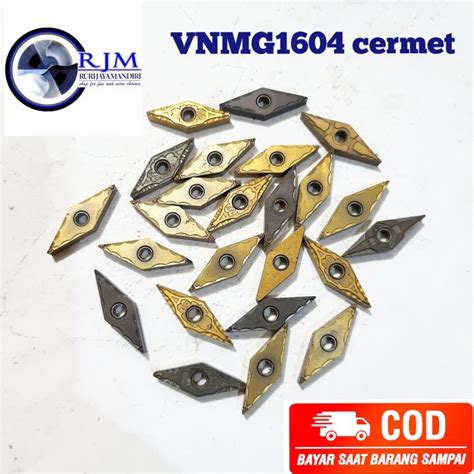 Betel Bubut Pahat Bubut Insert VNMG 16 04 Cermet Bukan Carbide Cocok