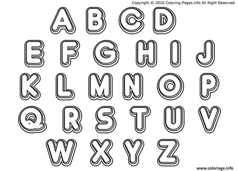 Lettre à Colorier Alphabet - Microsoft