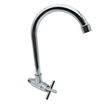 Robinet De Lavabo Froid Simple Mural En Alliage De Zinc Filetage G