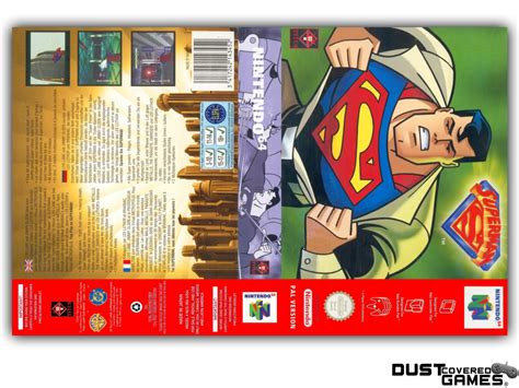 Superman 64 N64 Nintendo 64 Game Case Box Cover Brand New Professional