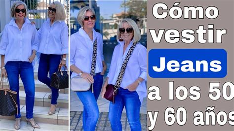 Moda SeÑoras Ropa De Mezclilla Como Usar A Los 50 60 Y 70 AÑos Moda