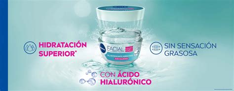 Gel Con Cido Hiualoronico Facial En Hyaluron Refrescante Nivea