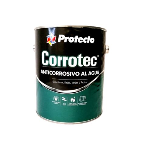 Pintura Anticorrosiva Corrotec Mate Negro 6505 Galon Protecto ElBaratillo