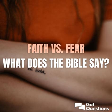 Bible On Fear And Faith