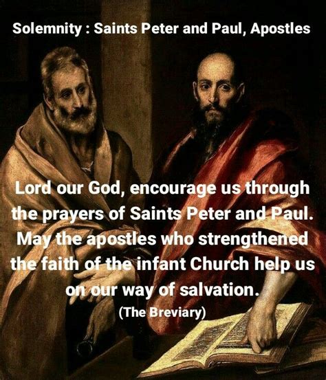 Pin By Savio On June Prayers St Peter And Paul Faith