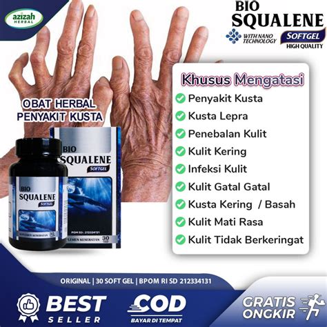 Jual Obat Kusta Lepra Infeksi Kulit Mati Rasa Penebalan Kulit Kering