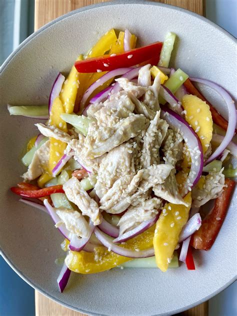 This Tender Flavorful Korean Chicken Salad Helps Me Stay True To