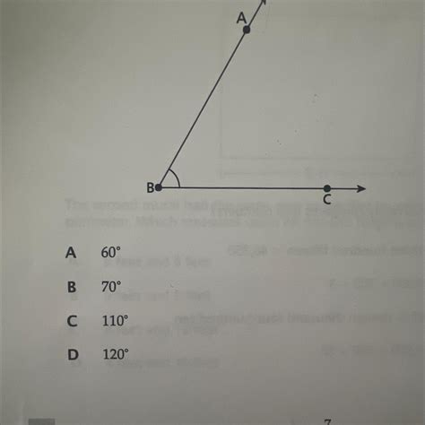 What Is The Measure Of Angle ABC Brainly