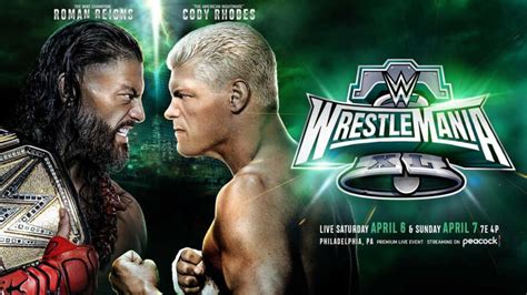 Cody Rhodes irá enfrentar Roman Reigns na WWE WrestleMania 40