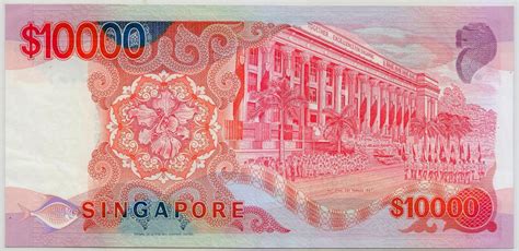 10000 Singapore Dollars Dinero