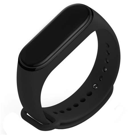 PASEK OPASKA JEDNOLITA Do XIAOMI MI BAND 3 4 Czarny Chronsmarta