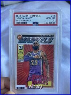 Marvel Trading Cards Donruss Lebron James Net Marvels Psa