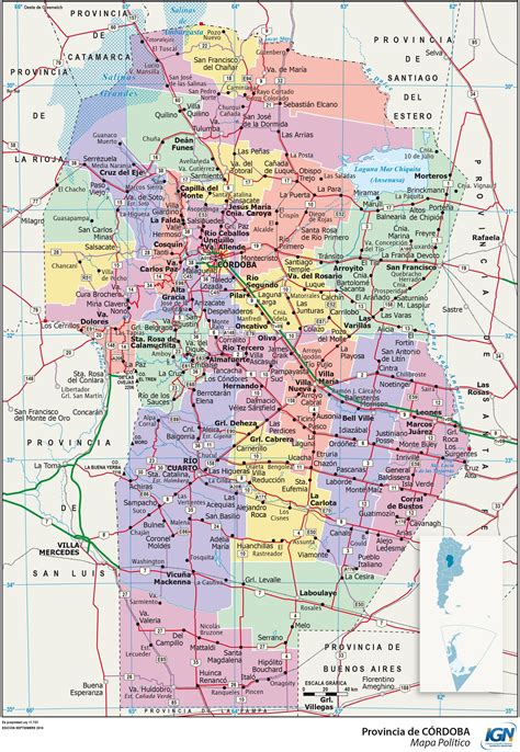 Mapas Provincia Córdoba En Andalucía Tienda Mapas