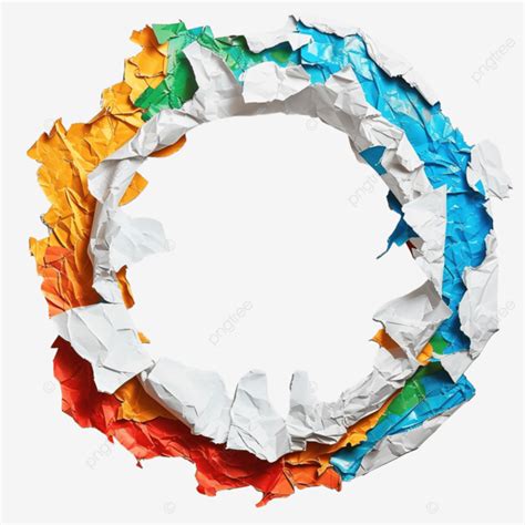 Artwork Ripped Paper Circle Ripped Paper Circle Png Transparent