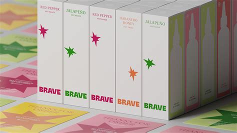 Brave Hot Sauce Branding Behance