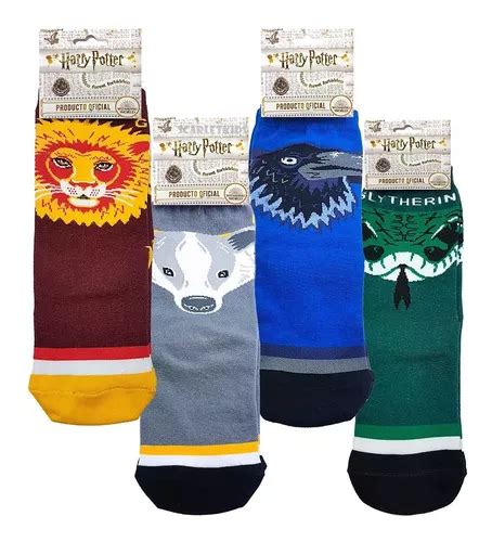 Pack X Pares Medias Harry Potter Licencia Oficial Largas