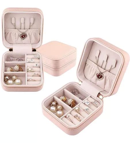 Caja Organizadora De Joyería Estuche Collares Anillos Aretes MercadoLibre