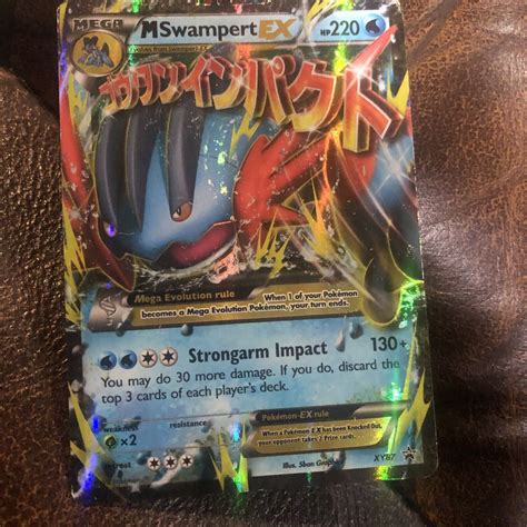 Mavin Pokémon TCG Mega Swampert EX XY Black Star Promos XY87 Holo Promo