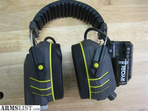 ARMSLIST - For Sale: Ryobi Tek4 Audio Plus Noise Suppression Headphones ...