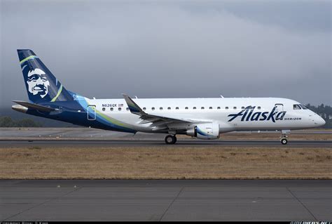 Embraer 175lr Erj 170 200lr Alaska Airlines Horizon Air