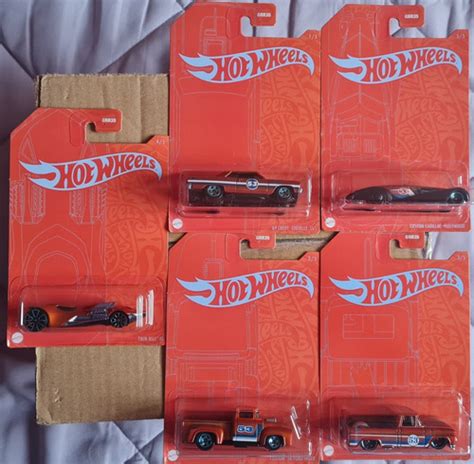 Hot Wheels Orange 54 Aniversario Set X 5 Mattel Cuotas Sin Interés