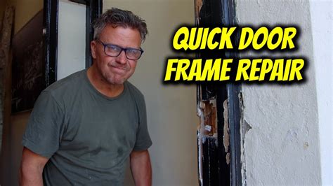 How To Repair A Door Frame Second Diy Tips Csealants Diy Howto