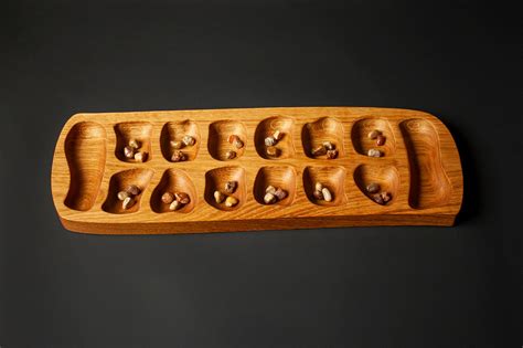 Custom Mancala Board Game African Stone Game Large Board Game From