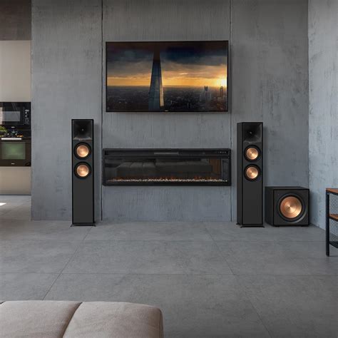 Klipsch Reference R F Floorstanding Speakers Ebony Pair Space