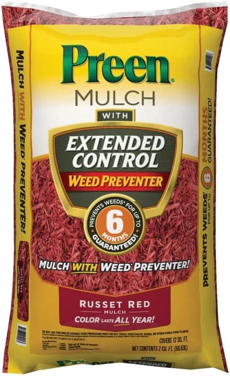 Amazon Oldcastle Mulch RED W HERBICIDE 2 CU FT 95456134 Patio