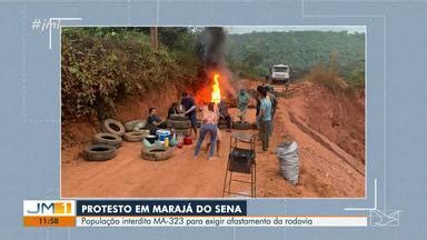 JMTV 1ª Edição Moradores realizam protesto em Marajá do Sena Globoplay