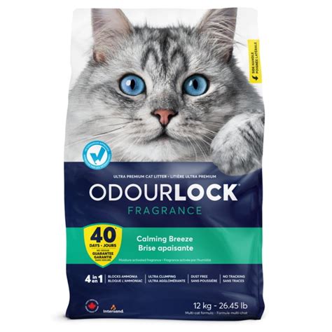 Odourlock Cat Clumping Litter Calming Breeze Kg Dyno Ca