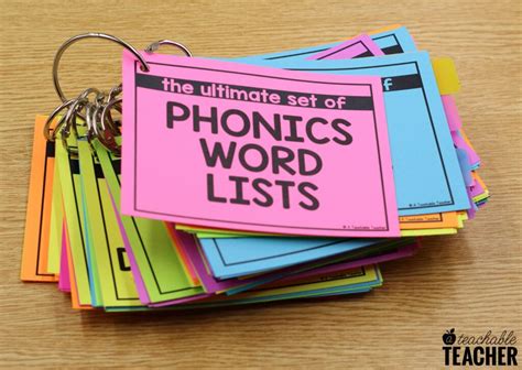 The Ultimate List Of Phonics Word Lists That Every Reading Teacher