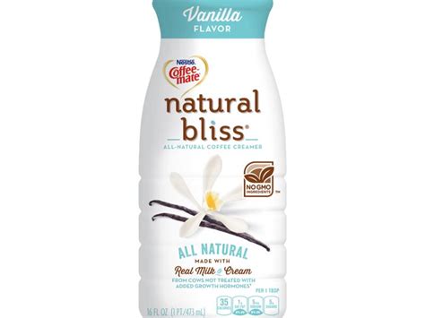 Coffee-Mate Natural Bliss Vanilla Flavor Liquid Coffee Creamer 16 fl oz ...