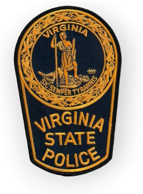 Amazon FARTICOSSIN Virginia State Police Shoulder Patch Iron