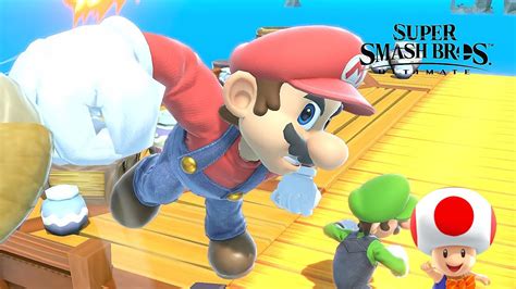 Super Smash Bros Ultimate Mario And Luigi Vs Bowser At Pirate Ship Cpu