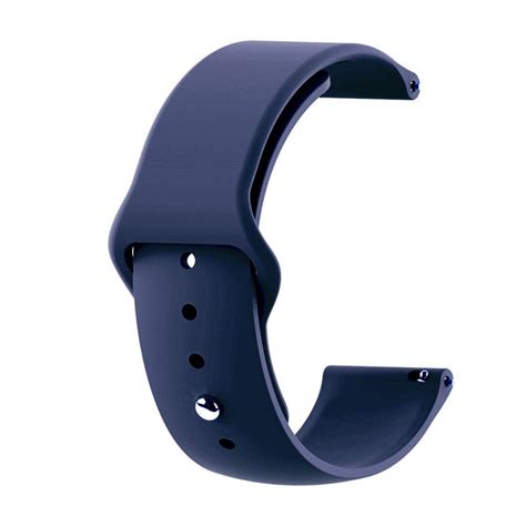 K P Silikon Armband F R Smartwatch M Rk Bl Mm Teknikhallen Se