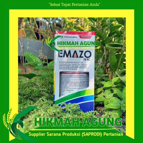 Jual Insektisida Emazo 75 Ec 250 Ml Basmi Tuntas Hama Tanaman Shopee