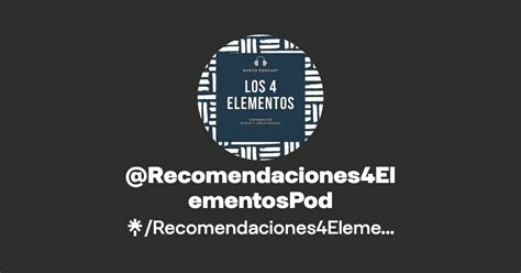 Recomendaciones4ElementosPod Linktree