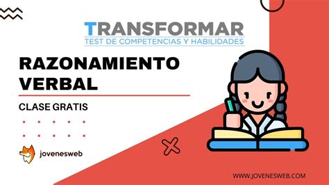 Clase 17 Prueba Transformar Razonamiento Verbal YouTube