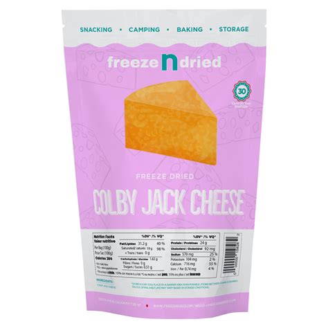 Freeze Dried Colby Jack Cheese 🧀