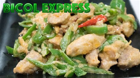 Bicol Express Easy Recipe Myjo Youtube