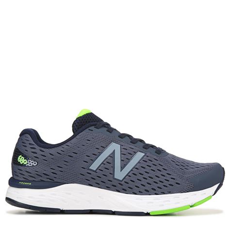 New Balance Rubber 680 V6 Running Shoes In Navylime Blue For Men Save 7 Lyst