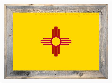 Buy 2 X 3 New Mexico Flag Framed State Flag Wall Art