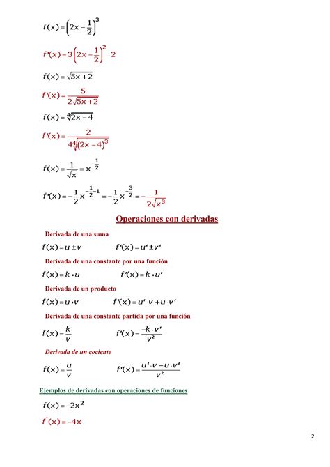 Calculo De Derivadas Pdf Descarga Gratuita