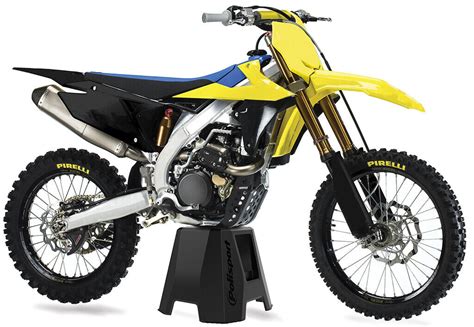 Suzuki Plastic Kit Rmz Yellow Black Motocross Polisport