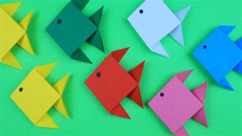 C Mo Hacer Pescado De Papel Pescado Origami Youtube